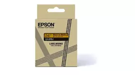 Epson C53S672076 juosta etiketėms, juoda ant geltonos, 2,4 cm