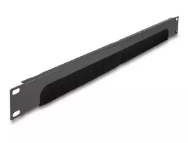 Šepečių panelė DeLOCK 66750 Pilka Metalinė Nailonas 19 colių