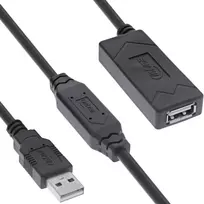 InLine USB 2.0 aktyvus ilginimo kabelis USB-A kištukas/lizdas 20 m 0,48Gbit/s