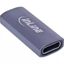 USB-C lyties keitiklis InLine 35900E pilkas, USB-C jungtis 1 → USB-C jungtis 2