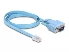 DeLOCK Adapter RS-232 DB9 vyriškas į RJ45 vyrišką 1m