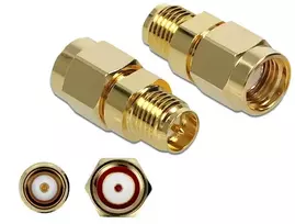Lyčių keitiklis DeLOCK 89977 RP-SMA adapteris