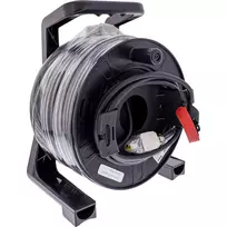 Tinklo kabelio ritė InLine Harting Cat.6A RJ-45 50m Juoda