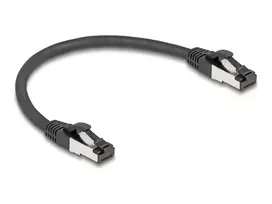 Tinklo kabelis DeLOCK 80566 RJ-45 Cat8.1 0,25 m Juodas