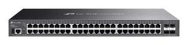 TP-Link Omada SG5452X tinklo jungiklis Valdomas L3 Gigabit Ethernet (10/100/1000) Juodas