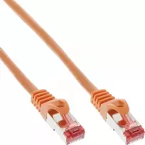 InLine Patch Laidas S/FTP PiMF Cat.6 250MHz PVC varinis oranžinis 0,25 m