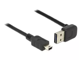 USB laidas DeLOCK 1m USB 2.0-A į Mini-USB B juodas