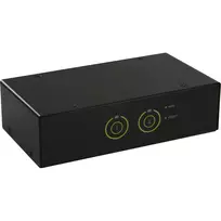 InLine stalinis KVM jungiklis, 2 prievadai, HDMI, USB 3.0, su garsu