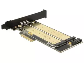 DeLOCK 89630 PCIe kortelė su dviem M.2 lizdais (SATA + PCIe)