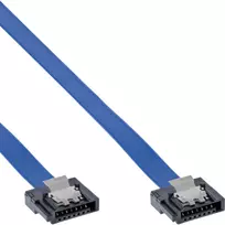 InLine SATA 6Gb/s kabelis mažu kištuku 0,15 m su fiksatoriais 27701K