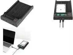LogiLink USB 3.2 Gen 2 Quickport 2-Bay stotelė 2.5/3.5 SATA HDD/SSD ir M.2 NVMe QP0031
