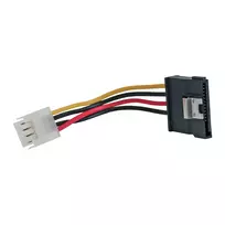 InLine SATA maitinimo adapterio laidas 3,5 colio / 15 kontaktų SATA su fiksatoriumi 0,06 m
