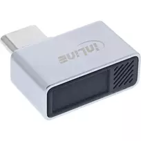 InLine USB-C pirštų atspaudų skaitytuvas, suderinamas su Windows Hello, 21mm x 22mm x 9mm
