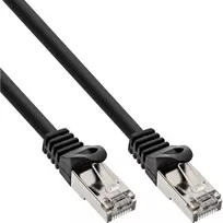 InLine Patch Laidas F/UTP Cat.5e juodas 2m