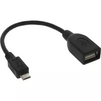 InLine Micro USB OTG adapterio laidas Micro-B (vyriškas) į USB A (moteriška) 0,1 m
