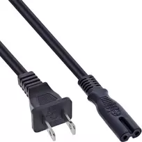 InLine maitinimo laidas Japan to Euro8 IEC-C7, juodas, 1,8 m