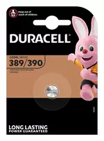 Vienkartinė monetinė baterija Duracell 389/390, sidabro oksidas 1,5 V, 1 vnt.