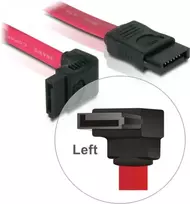 SATA kabelis DeLOCK 84249 0,3 m raudonas