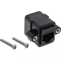 InLine Patch Cable Coupling UTP 2x RJ45 moteriška jungtis montavimui
