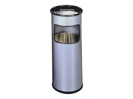 Durable šiukšlių ir peleninės kombinuotas kibiras – apvalus – 17 L – metalinis