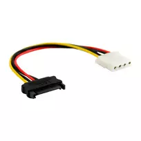 SATA maitinimo adapterio laidas 15 kontaktų (motina) / 4 kontaktų (tėvas) 0,15 m InLine 29669