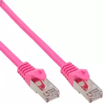 InLine Patch Laidas SF/UTP Cat.5e Rožinis 15m