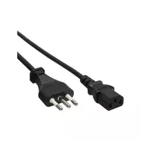 Maitinimo laidas InLine (Italijos CEE 7/7) į 3 kontaktų IEC C13, 0,5 m, 250 V 10 A