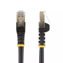 StarTech.com 2m CAT6a Ethernet kabelis - 10 Gigabit ekranuotas RJ45 100W PoE laidas - 10GbE STP tinklo laidas su įtempimo mažinimu - juodas, individualiai testuotas / laidai UL sertifikuoti / TIA