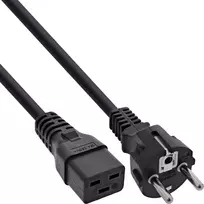 InLine maitinimo laidas 16A CEE 7/7 tiesus / IEC320 C19 3m