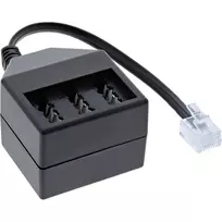 InLine TAE Vokietijos adapterio kabelis RJ11 6P4C kištukas į TAE NFN lizdą 69942A