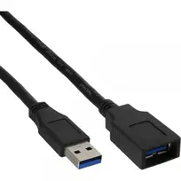 InLine USB 3.2 Gen.1 laidas, A tipo kištukas / B tipo lizdas, juodas, 2,5 m