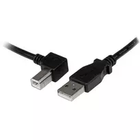 StarTech.com 3 m USB 2.0 A į kairįjį kampą B laidas - M/M