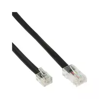 InLine modulinis kabelis RJ45 8P4C / RJ11 6P4C kištukas/kištukas 10 m