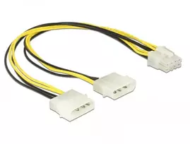 Vidinis maitinimo laidas DeLOCK 85453 0,3 m 8 kontaktų EPS12V (vyriškas)