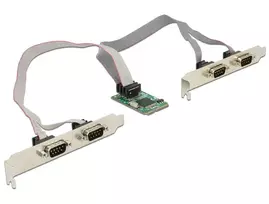 Vidinė Mini PCIe serijinė adapterio kortelė DeLOCK 95243