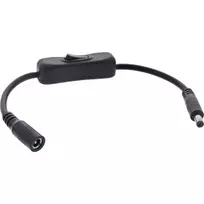 InLine trumpas DC ilginimo laidas su jungikliu, 5.5x2,1 mm, 0,20 m