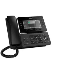 IP telefonas Snom D812 juodas su 5 colių TFT ekranu ir Gigabit Ethernet