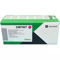 Originalus Lexmark 24B7607 kasetė, rausva (magenta), išeiga 12 000 puslapių, 1 vnt.