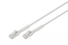 Digitus CAT 6A F-FTP lankstus jungiamasis kabelis varinis 3m pilkas