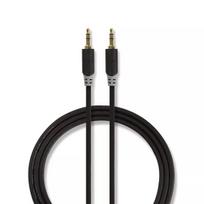 Garso kabelis Nedis CABW22000AT10 1 m 3,5 mm variu dengtas aliuminis