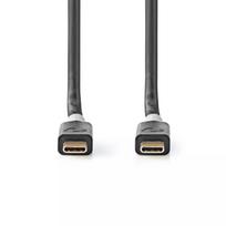 USB laidas Nedis CCBW64020AT20 USB4 Gen 2x2 2 m USB C juodas sidabrinis
