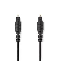 Nedis CAGL25000BK10 optinis garso kabelis 1 m TOSLINK Juoda
