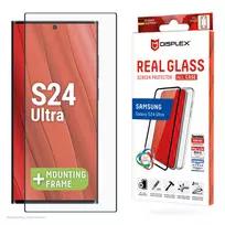 Displex ekrano apsauginis stiklas + dėklas Samsung Galaxy S24 Ultra, Eco montavimo rėmelis, pilnas uždengimas