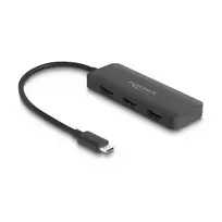 DeLOCK USB Type-C skirstytuvas DP Alt Mode į 3x HDMI MST 4K 60 Hz