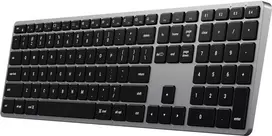 Satechi SLIM X3 Bluetooth klaviatūra QWERTZ vokiška juoda-pilka (ST-BTSX3M-DE)