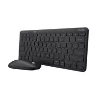 Trust Lyra belaidė klaviatūra su pele, RF Wireless + Bluetooth, QWERTZ, juoda