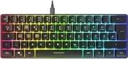 SPEEDLINK Gaming klaviatūra LETOS RGB 60% juoda mažmeninė (SL-670014-BK)