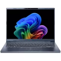 Nešiojamas kompiuteris Acer Swift Go 14 AI SFG14-75-73GE Intel Core Ultra 7 258V 14 colių WUXGA 32GB LPDDR5x 1 TB SSD Intel Arc 140V Wi‑Fi 7 Windows 11 Mėlynas 1.24 kg