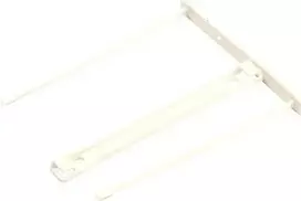 Fellowes Archiv-Abheftbügel Proclip, weiß, zweiteilig aus Kunststoff, mit verlängerten Aufreihstiften (100 mm) (0089701)