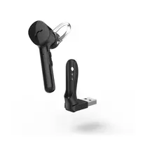 Hama MyVoice1300 Belaidė ausinė su ausų kabliuku, Į ausį, Skambučiai/Muzika Bluetooth Juoda